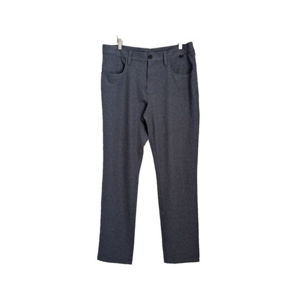 Travis Mathew Mens Golf Pants 34x32‎ Performance Heathered Gray Chino Stretch